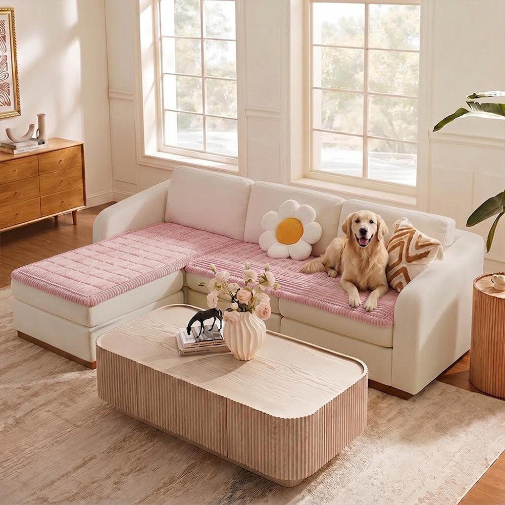 Lazy Soft Flannel Breathable Pet Mat Non-slip Sectional Couch Cover... detail view 2 | Petix pet supplies for dogs and cats