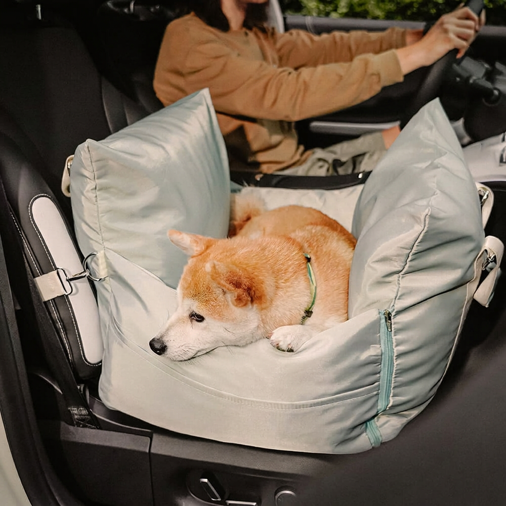 Waterproof ISOFIX Dog Car Seat Bed with LATCH System - First Class - detail image 1 | Petix pet supplies for dogs and cats