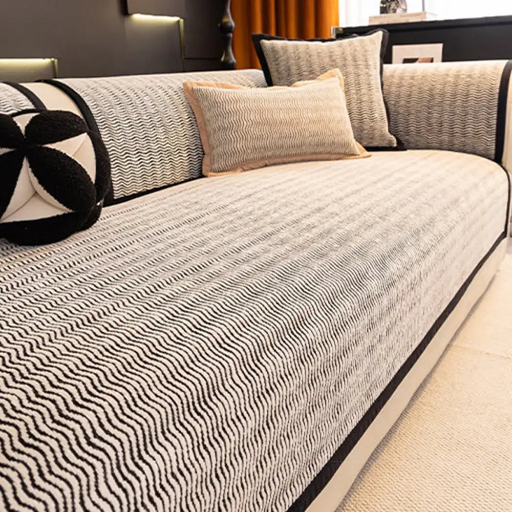 All-Season Chenille Breathable Sofa Protective Non-Slip Couch Cover... detail view 10 | Petix pet supplies for dogs and cats