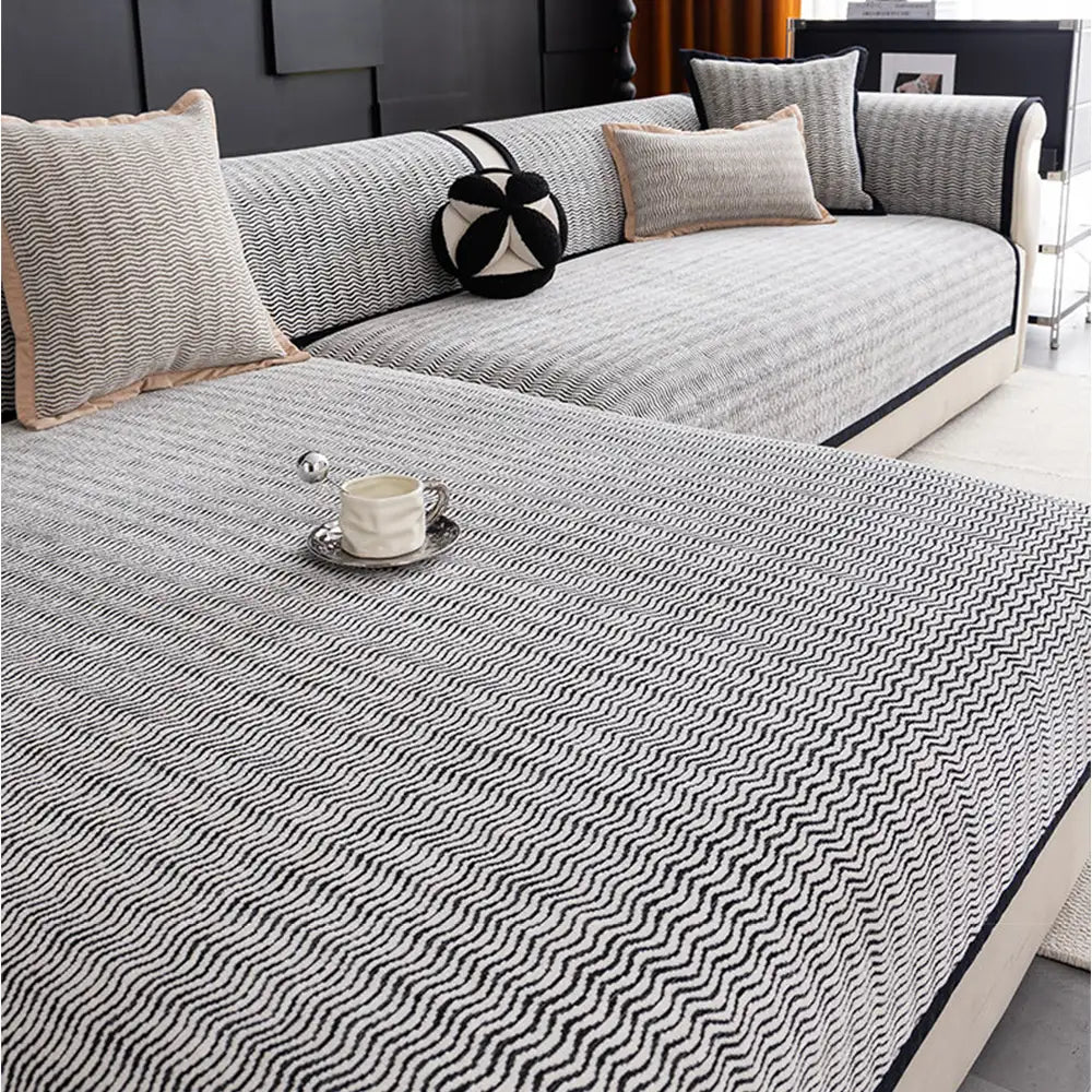 All-Season Chenille Breathable Sofa Protective Non-Slip Couch Cover... detail view 5 | Petix pet supplies for dogs and cats