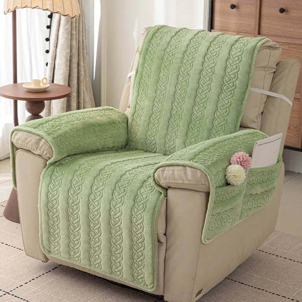 All-Season Scratch-Resistant Non-Slip Recliner Couch Cover with Elast... detail view 9 | Petix pet supplies for dogs and cats