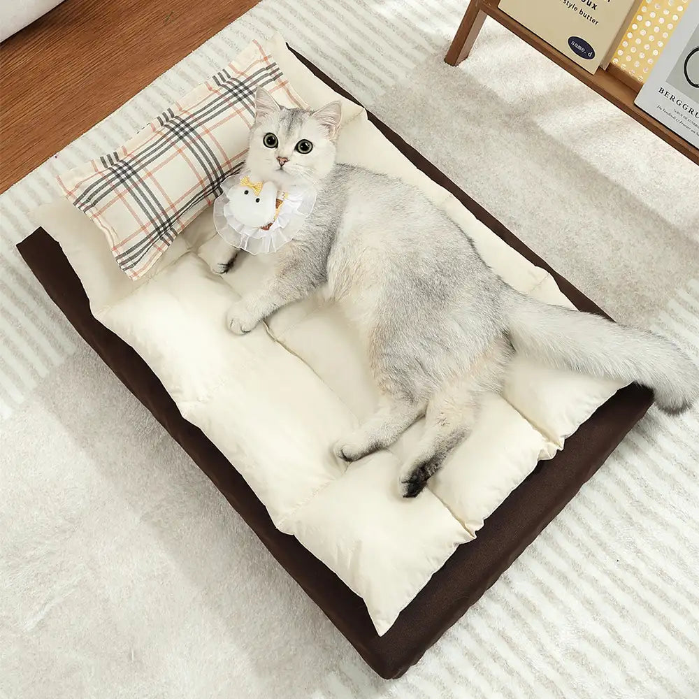 All In One Multi-Functional Water-Repellent Comfort Dog Bed With Pill... detail view 9 | Petix pet supplies for dogs and cats