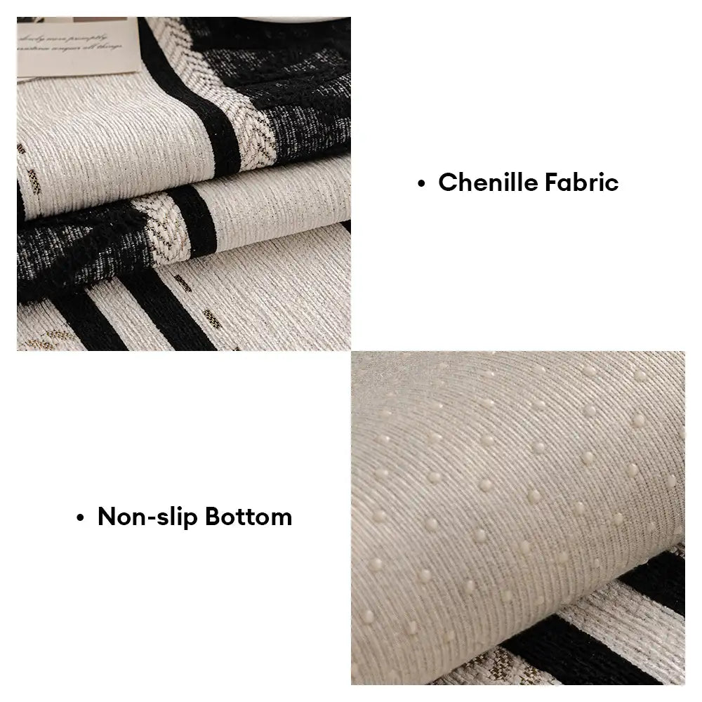 Bohemian Chenille Scratch-Resistant Durable Furniture Protection Couc... detail view 2 | Petix pet supplies for dogs and cats