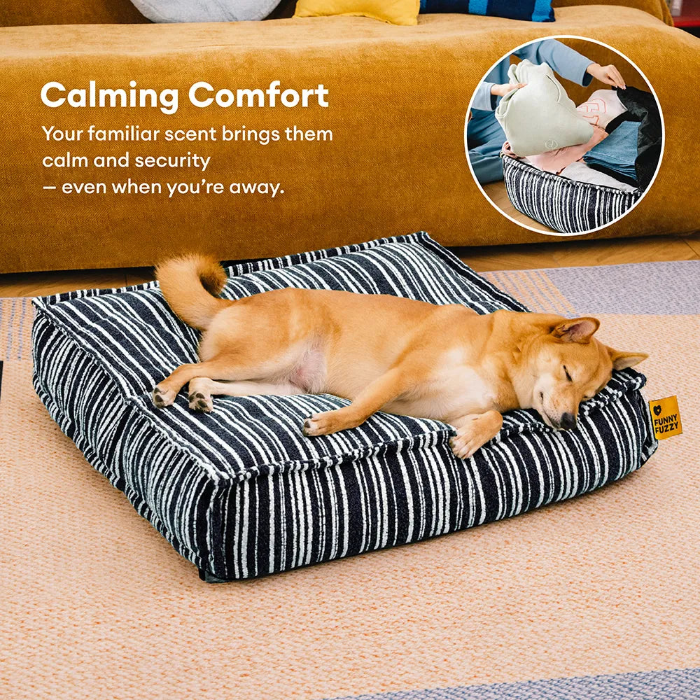SnugNest Storage Cover with Mesh Liner - Dog Beds lifestyle and size view 15 | Petix pet supplies for dogs and cats