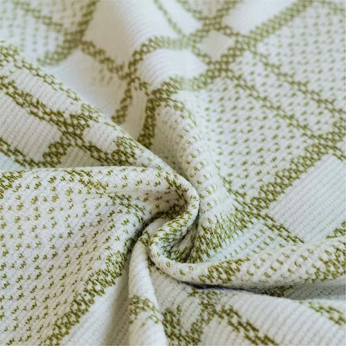 Checkered Pattern Breathable Chenille Sofa Protection Couch Cover - C... detail view 2 | Petix pet supplies for dogs and cats