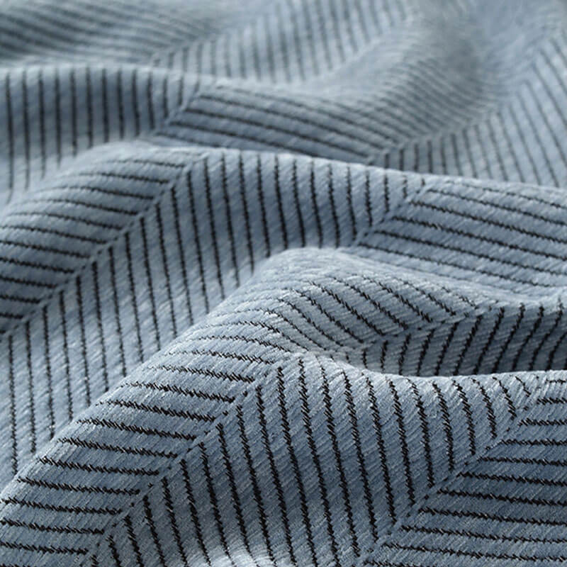 Chenille Blanket Herringbone Tassel Armchair Cover - Couch Cover detail view 3 | Petix pet supplies for dogs and cats