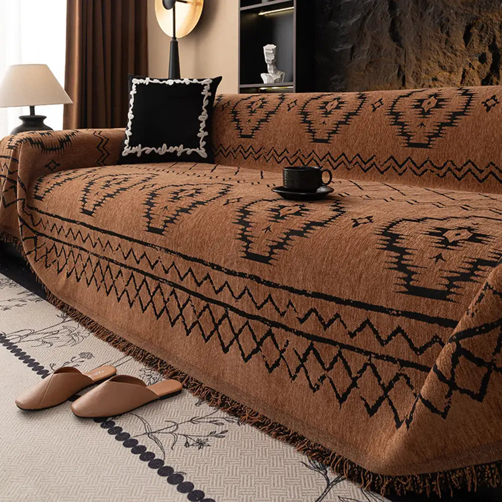 Chenille Retro Durable Scratch-resistant Sofa Protection Couch Cover... detail view 7 | Petix pet supplies for dogs and cats