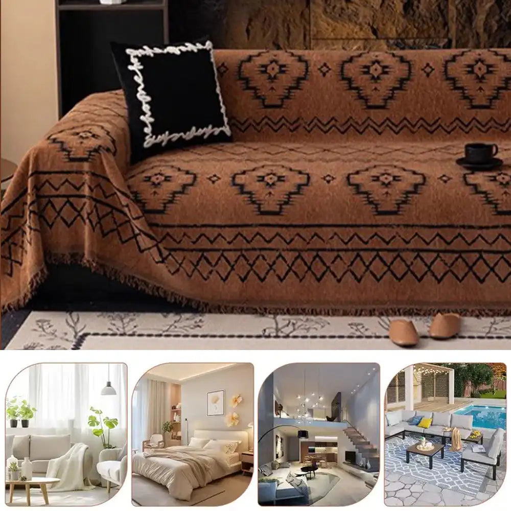 Chenille Retro Durable Scratch-resistant Sofa Protection Couch Cover... detail view 10 | Petix pet supplies for dogs and cats
