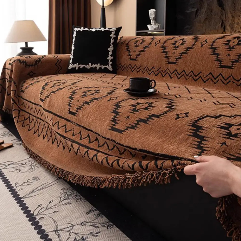 Chenille Retro Durable Scratch-resistant Sofa Protection Couch Cover... detail view 2 | Petix pet supplies for dogs and cats
