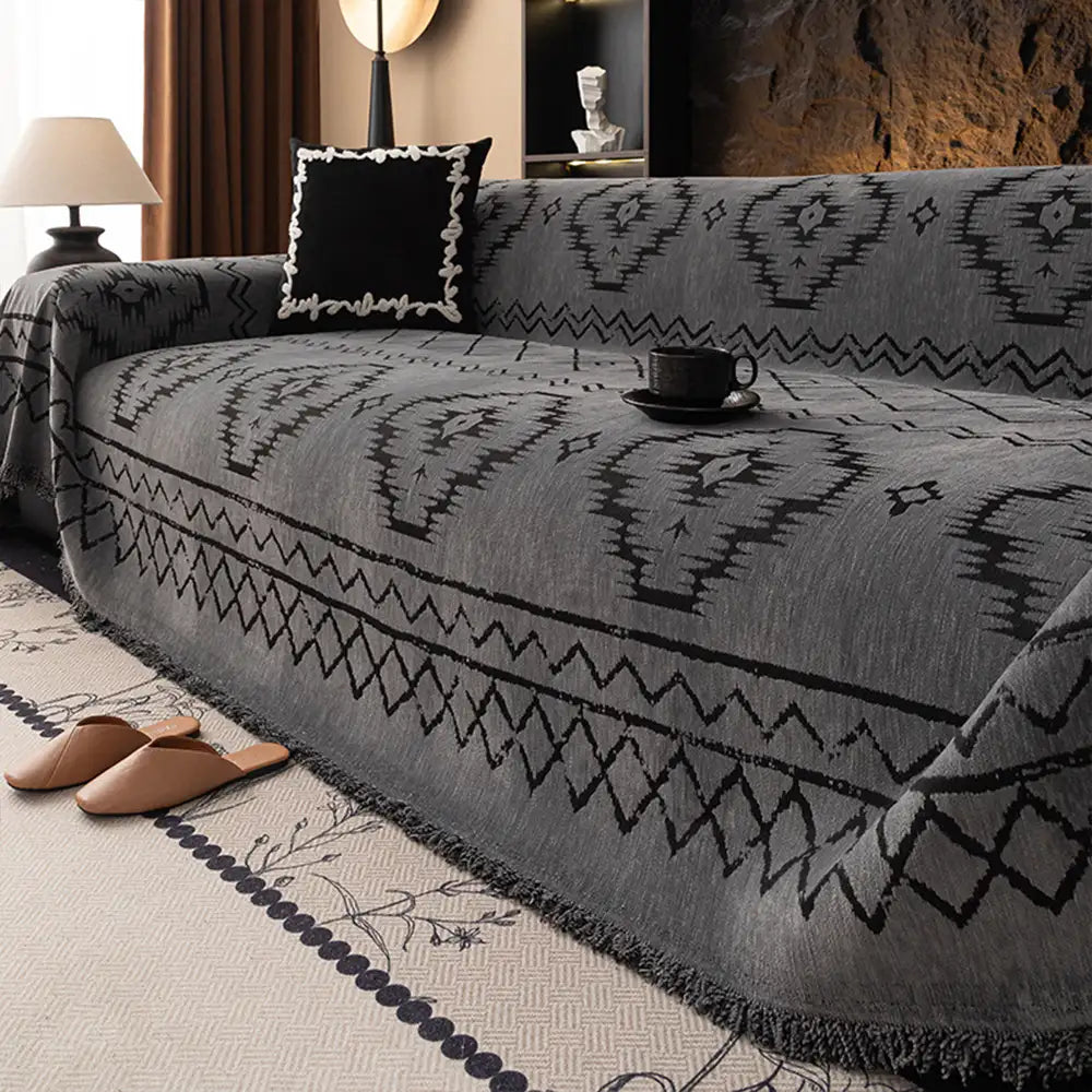 Chenille Retro Durable Scratch-resistant Sofa Protection Couch Cover... detail view 9 | Petix pet supplies for dogs and cats