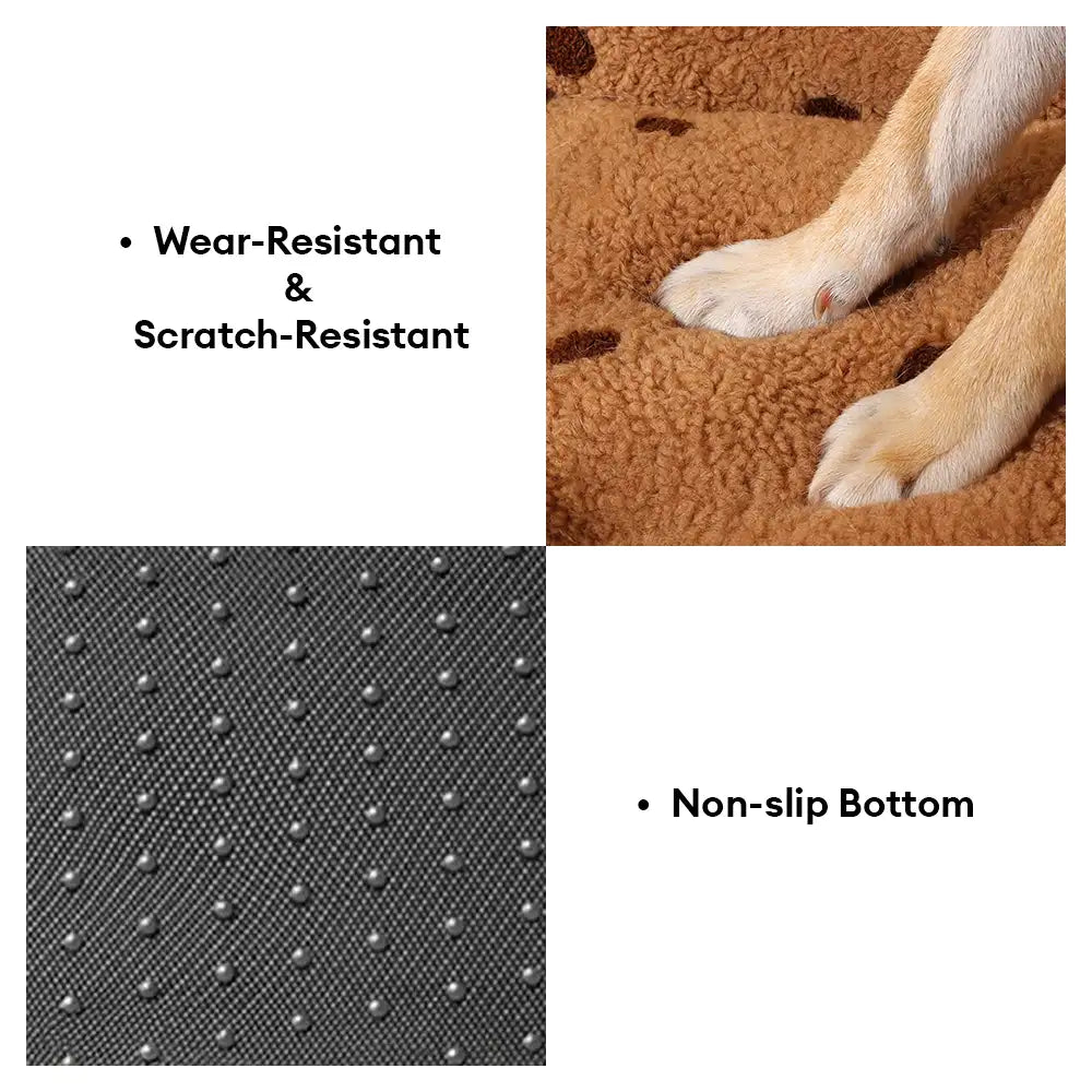 Cookie Plush Winter Warm Cozy Deep Sleep Dog Bed - Dog Beds detail view 7 | Petix pet supplies for dogs and cats