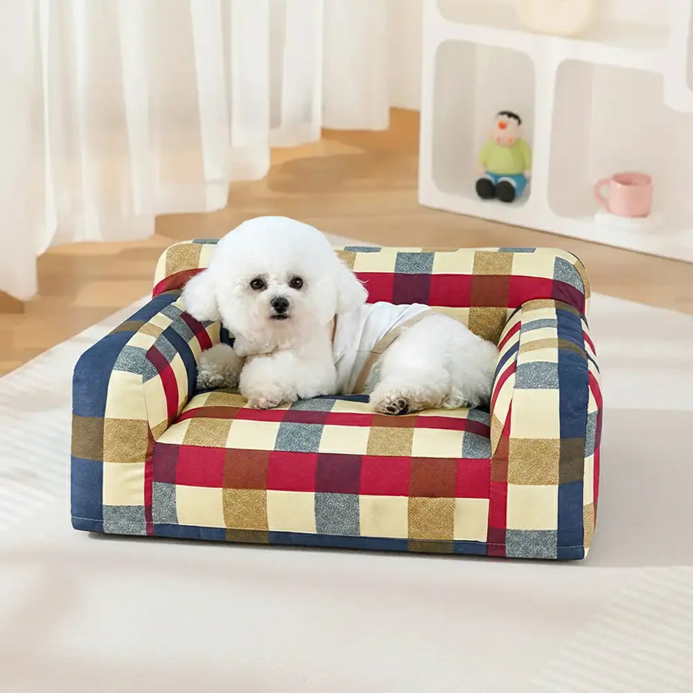 Cotton Canvas Fabric Breathable Scratch-Resistant Dog Sofa Bed - Dog... detail view 7 | Petix pet supplies for dogs and cats