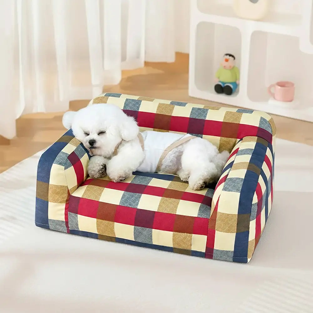 Cotton Canvas Fabric Breathable Scratch-Resistant Dog Sofa Bed... main product image | Petix pet supplies for dogs and cats