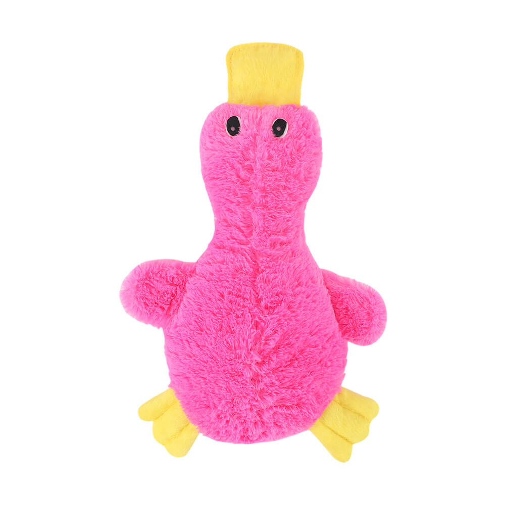Cute Duck Plush Toy With Squeaker Dog Chew Toys - Dog Toys lifestyle and size view 5 | Petix pet supplies for dogs and cats