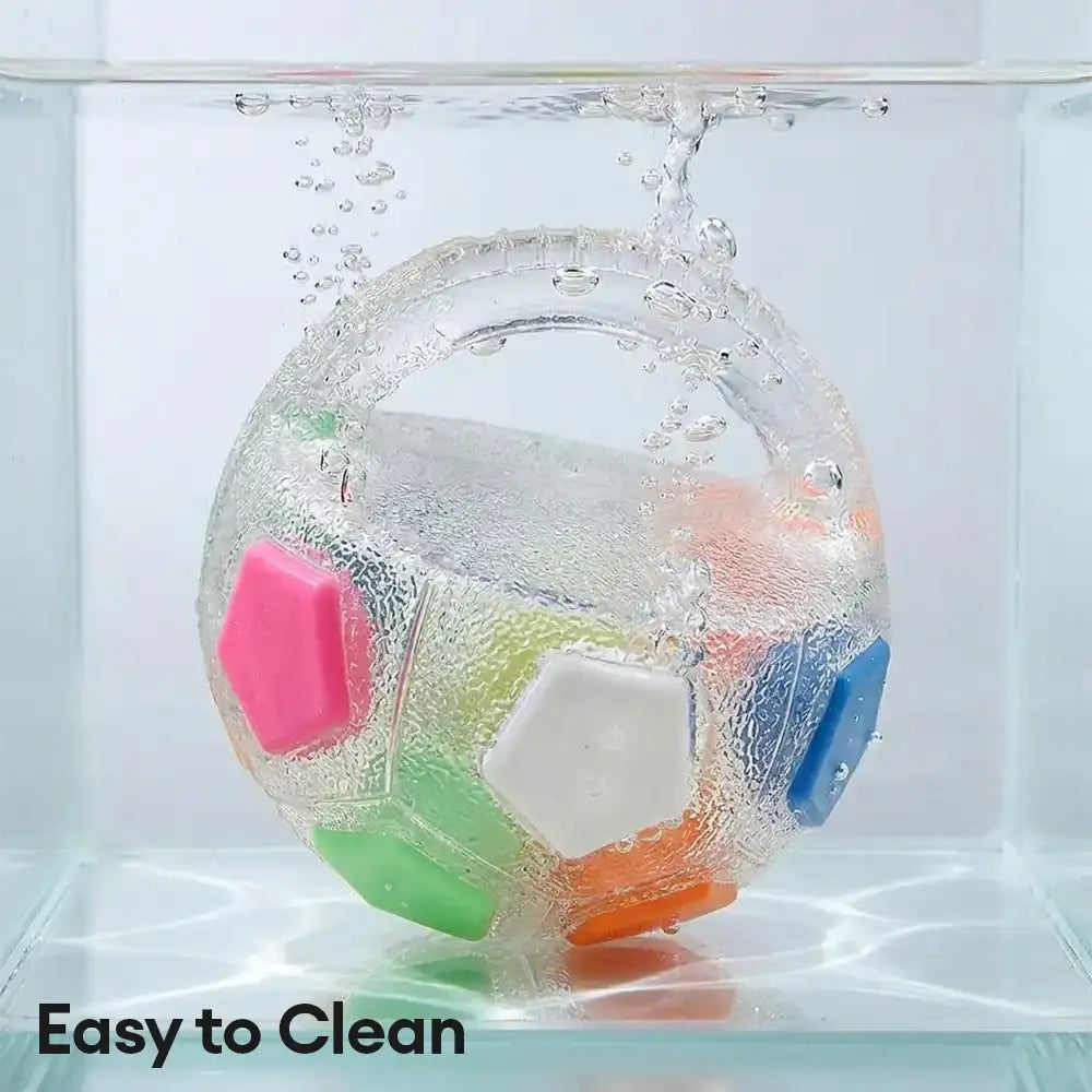 Dog Soccer Ball with Handle Floating Chew Toy - Dog Toys detail view 6 | Petix pet supplies for dogs and cats