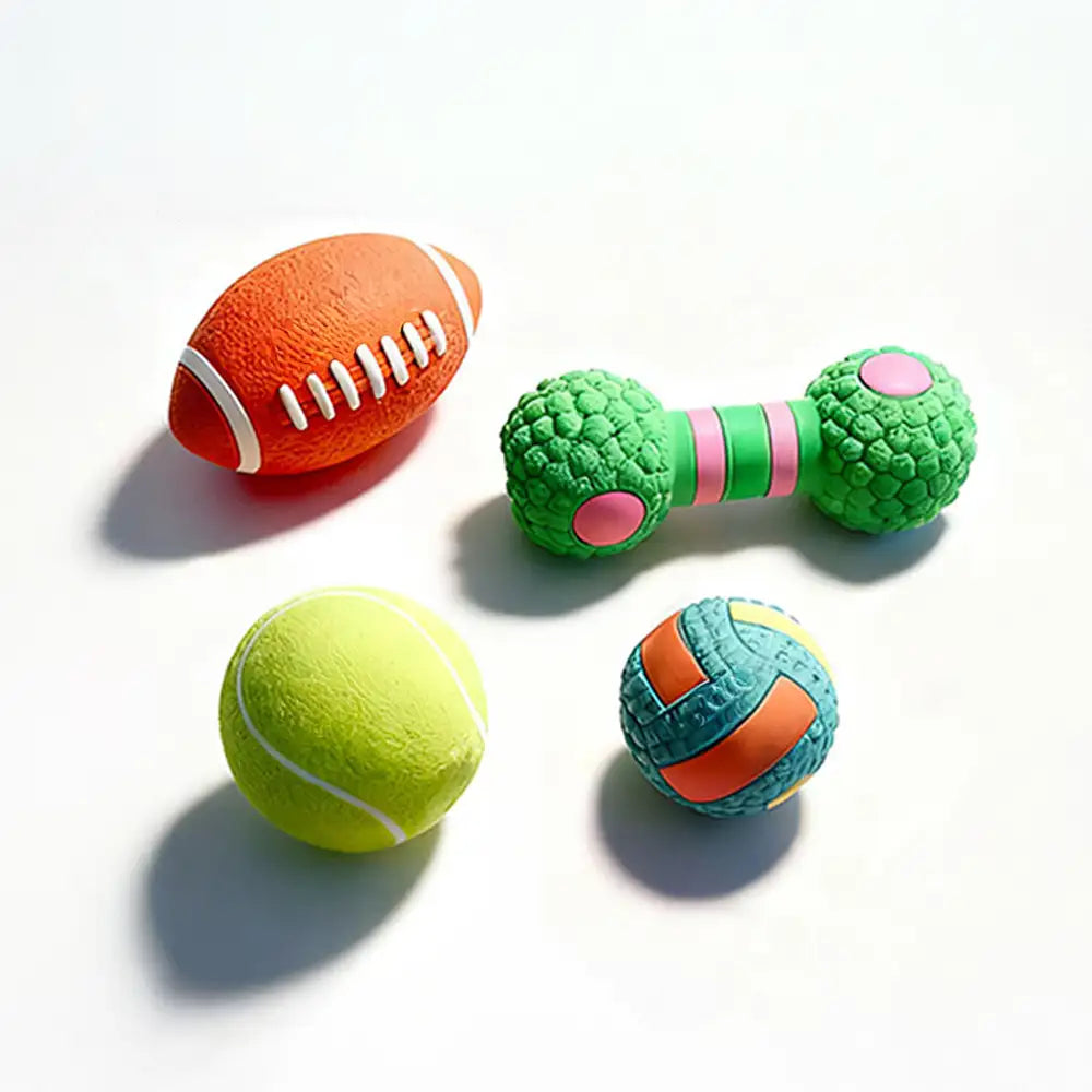 Durable Latex Teething With Squeaker Dog Chew Toy - Dog Toys main product image | Petix pet supplies for dogs and cats