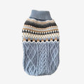 Fair Isle Pattern Knitted Linen Dog Sweater with Classic Collar - Dog... detail view 9 | Petix pet supplies for dogs and cats