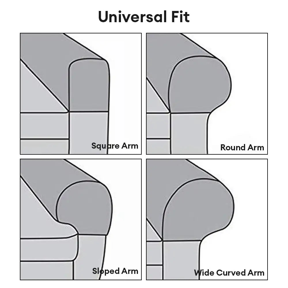 Fleece Elastic Sofa Armrest Protector Cover - Couch Cover detail view 5 | Petix pet supplies for dogs and cats