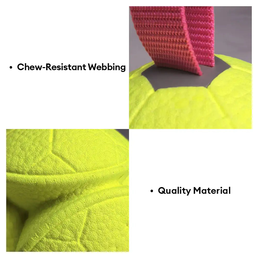 Football Floating Dog Toy with Straps - Dog Toys detail view 5 | Petix pet supplies for dogs and cats