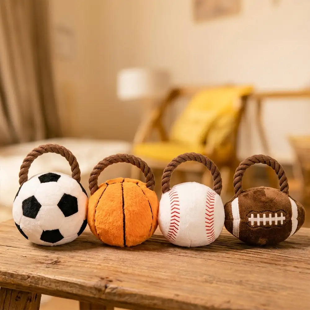 Fun Balls Dog Rope Chew Toy - Dog Toys main product image | Petix pet supplies for dogs and cats