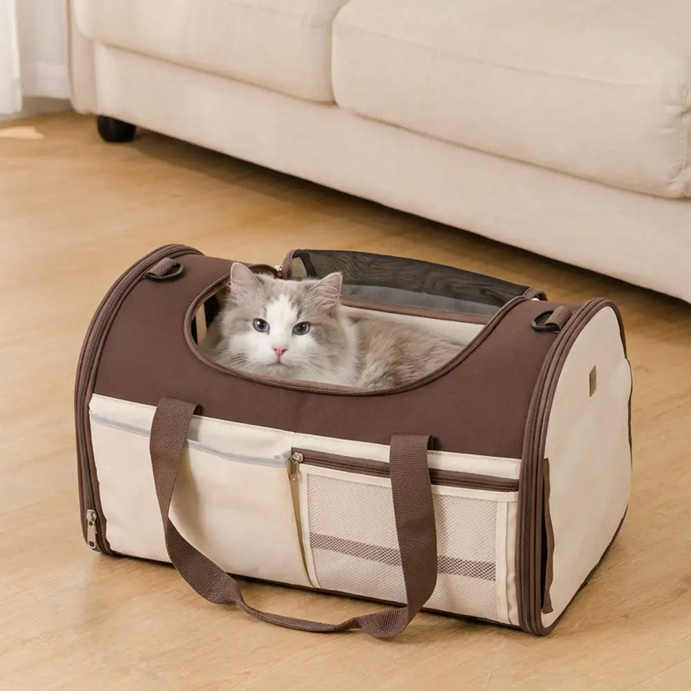 Handheld Crossbody Dog Cat Carrier Multi-Function Breathable Pet Carr... detail view 2 | Petix pet supplies for dogs and cats