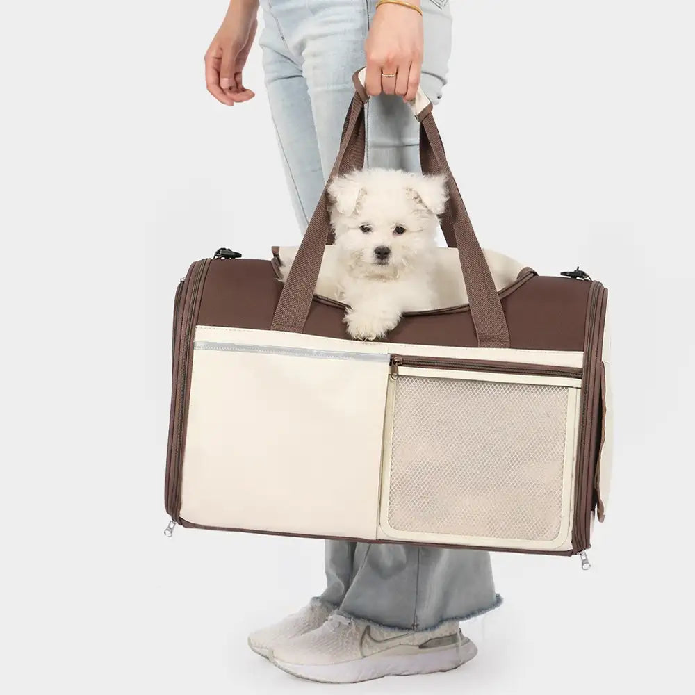 Handheld Crossbody Dog Cat Carrier Multi-Function Breathable Pet Carr... detail view 3 | Petix pet supplies for dogs and cats
