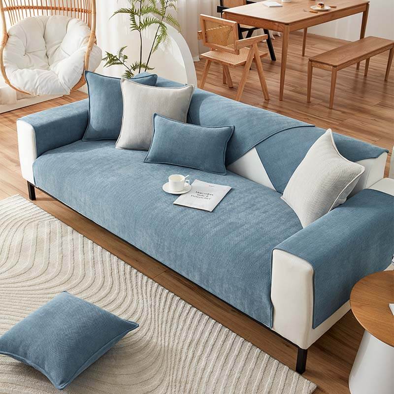 Herringbone Cushion Chenille Waterproof & Antifouling Pillow - Couch... detail view 10 | Petix pet supplies for dogs and cats
