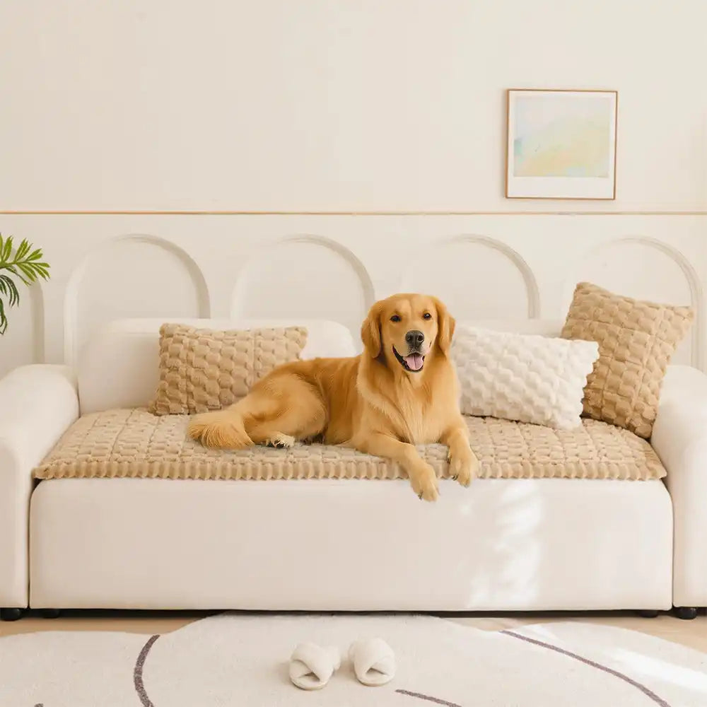 Honeycomb Plush Thickened Soft Sofa Decoration Pet Mat Couch Cover... detail view 5 | Petix pet supplies for dogs and cats