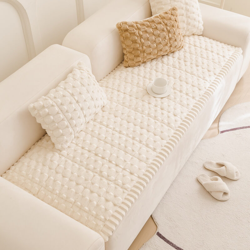 Honeycomb Plush Thickened Soft Sofa Decoration Pet Mat Couch Cover... detail view 9 | Petix pet supplies for dogs and cats