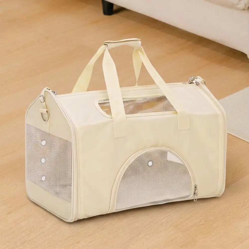 House-Shaped Breathable Foldable Cat Carrier Large Capacity Multi-Fun... detail view 9 | Petix pet supplies for dogs and cats