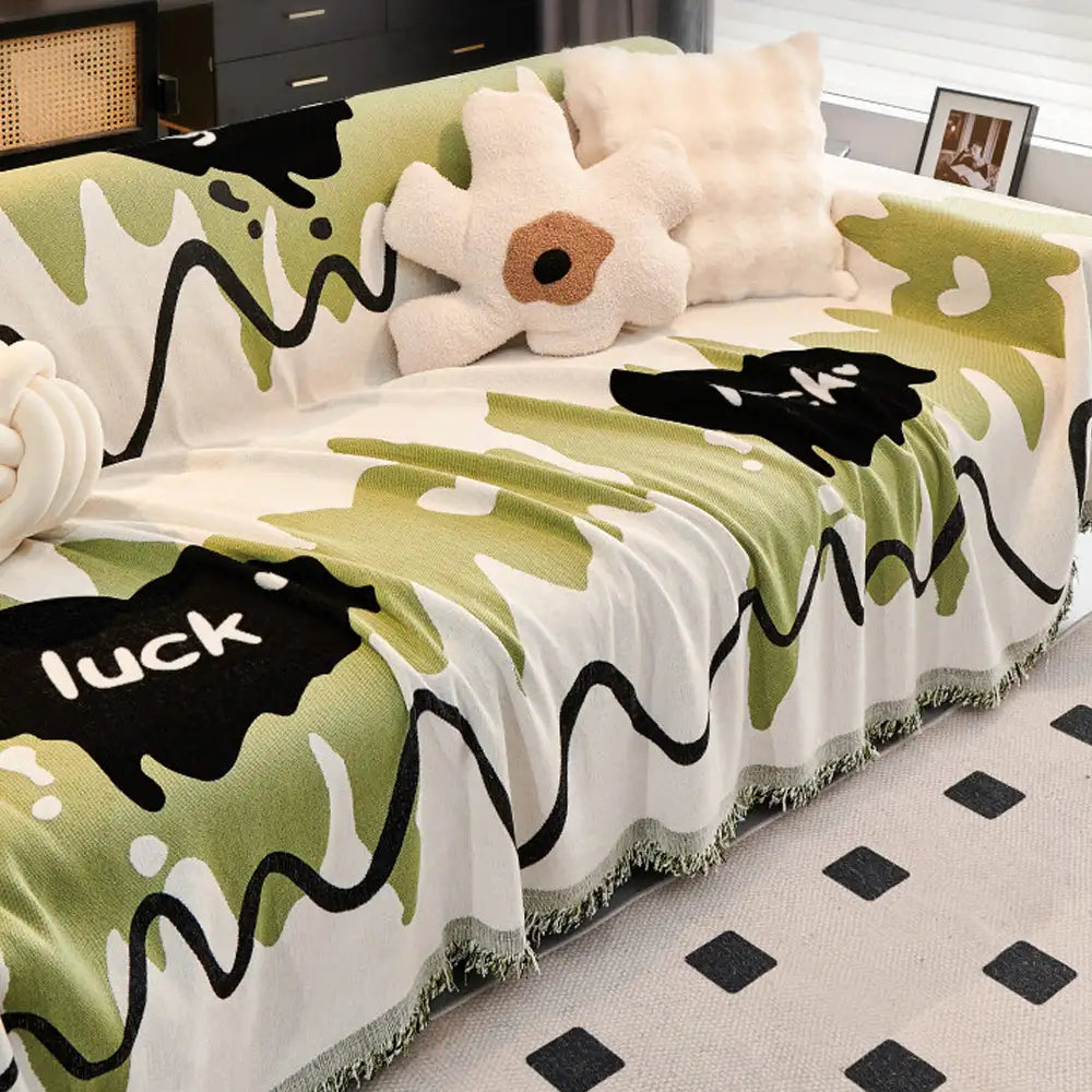 Ice Cream Wavy Chenille Scratch-Resistant Sofa Blanket Couch Cov... main product image | Petix pet supplies for dogs and cats
