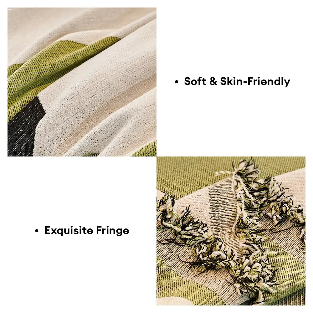Ice Cream Wavy Chenille Scratch-Resistant Sofa Blanket Couch Cover... detail view 5 | Petix pet supplies for dogs and cats