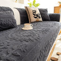 Jacquard Plush Comfortable Scratch-Resistant Non-Slip Couch Cover - C... detail view 2 | Petix pet supplies for dogs and cats