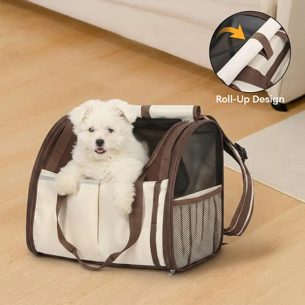 Large Capacity Breathable Foldable Pet Backpack Carrier for Travel S... detail view 12 | Petix pet supplies for dogs and cats