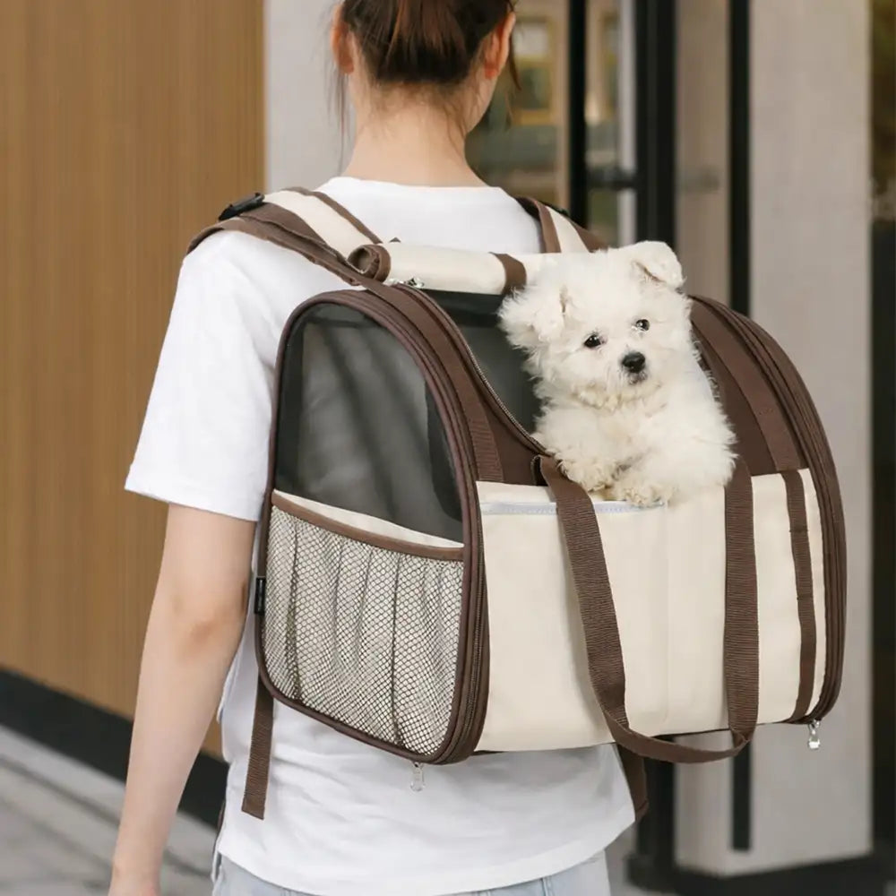 Large Capacity Breathable Foldable Pet Backpack Carrier for Trav... main product image | Petix pet supplies for dogs and cats
