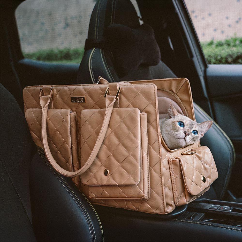 Large Carrying Stylish Multi-Functional Human-Cat Shared Travel Cat B... detail view 8 | Petix pet supplies for dogs and cats