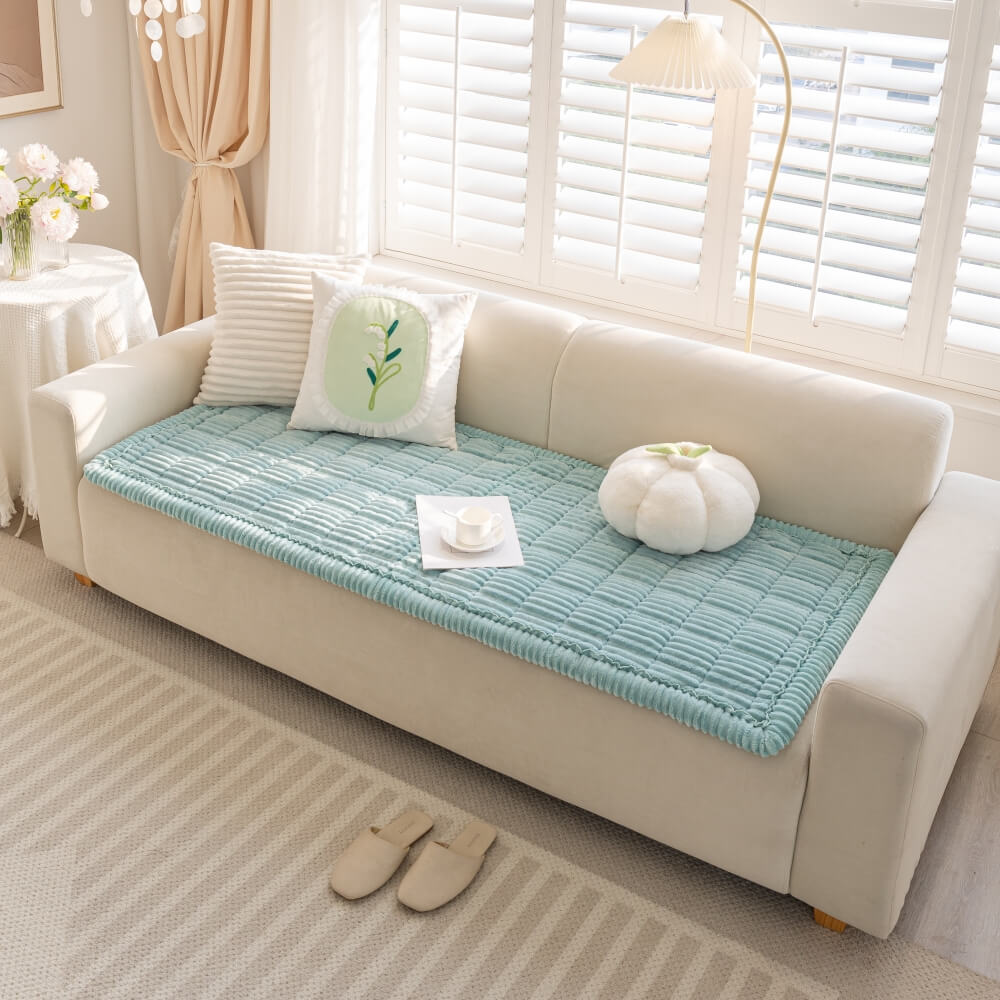 Lazy Soft Flannel Breathable Pet Mat Non-slip Sectional Couch Cover... detail view 13 | Petix pet supplies for dogs and cats