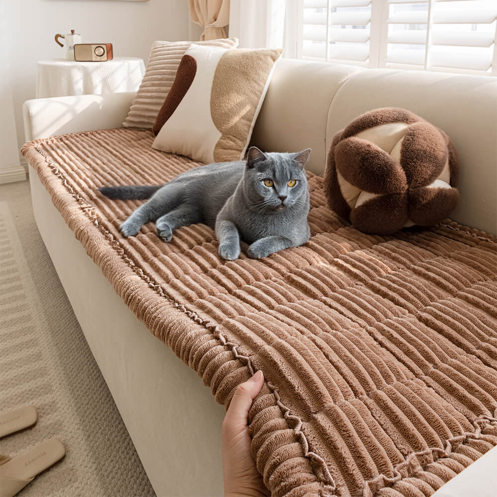 Lazy Soft Flannel Breathable Pet Mat Non-slip Sectional Couch Cover... detail view 31 | Petix pet supplies for dogs and cats