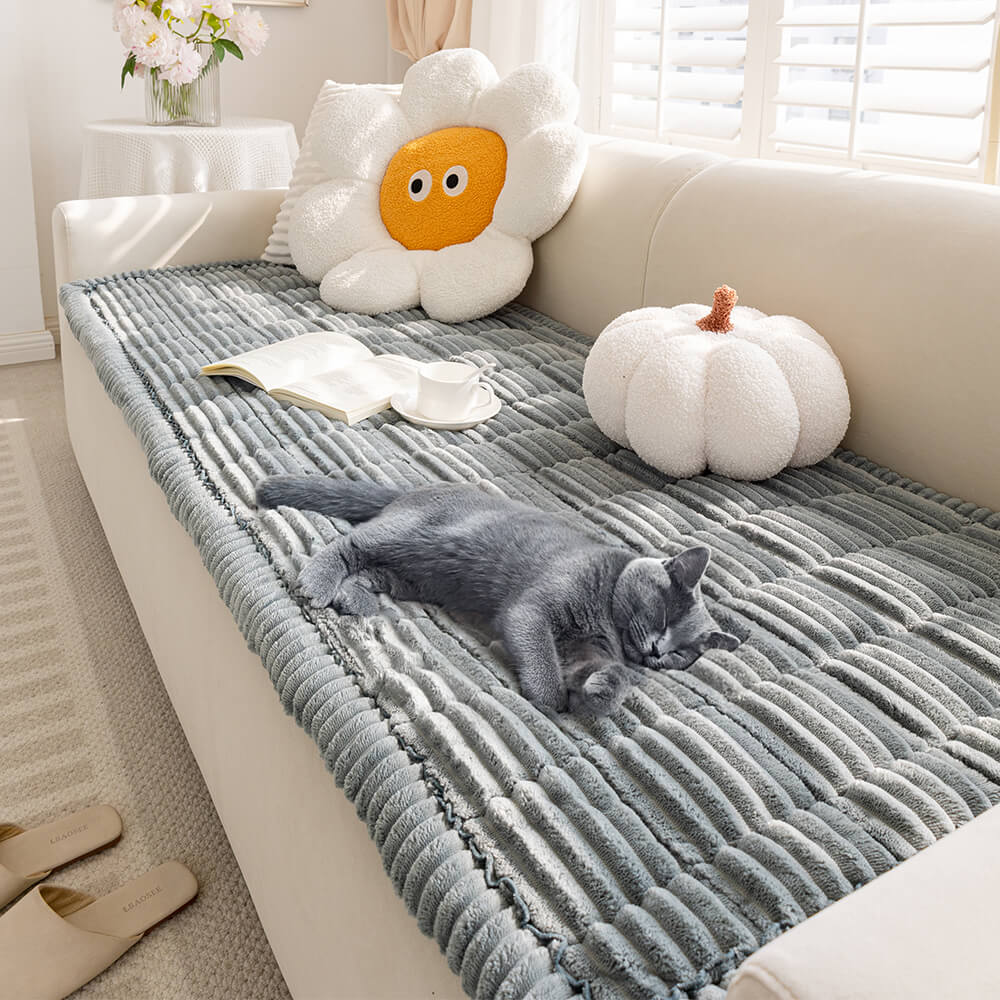 Lazy Soft Flannel Breathable Pet Mat Non-slip Sectional Couch Cover... detail view 21 | Petix pet supplies for dogs and cats