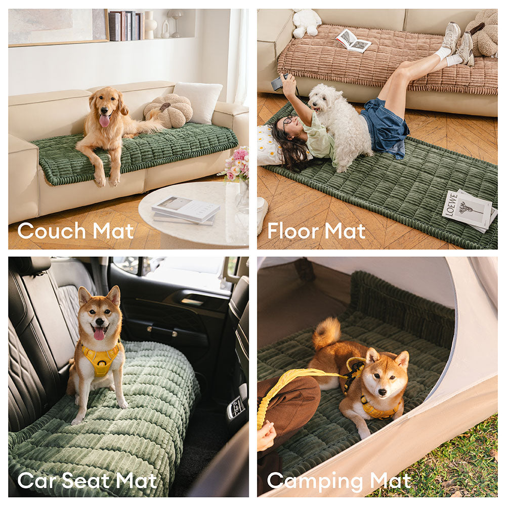Lazy Soft Flannel Breathable Pet Mat Non-slip Sectional Couch Cover... detail view 10 | Petix pet supplies for dogs and cats