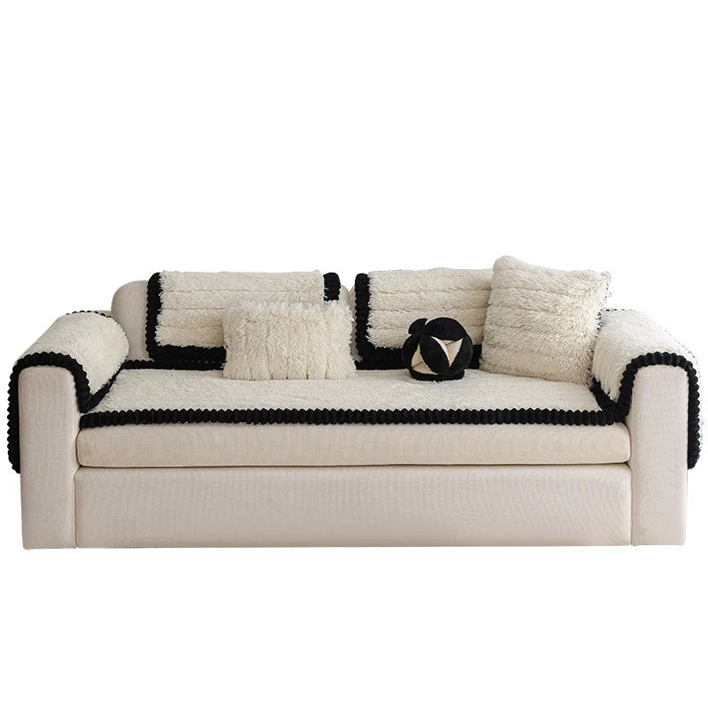 Luxury Fluffy Plush Thickened Comfortable Non-Slip Couch Cover... main product image | Petix pet supplies for dogs and cats