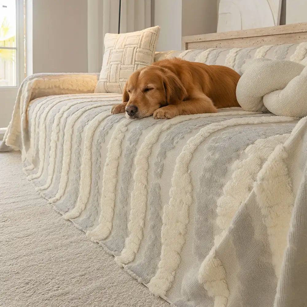 Modern Comfort Plush Multifunctional Blanket Sofa Protection Couch C... detail view 13 | Petix pet supplies for dogs and cats