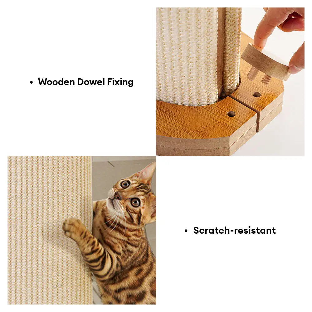 Multifunctional Adaptable Sisal Protective Sofa Cat Scratch Post - Sc... detail view 5 | Petix pet supplies for dogs and cats