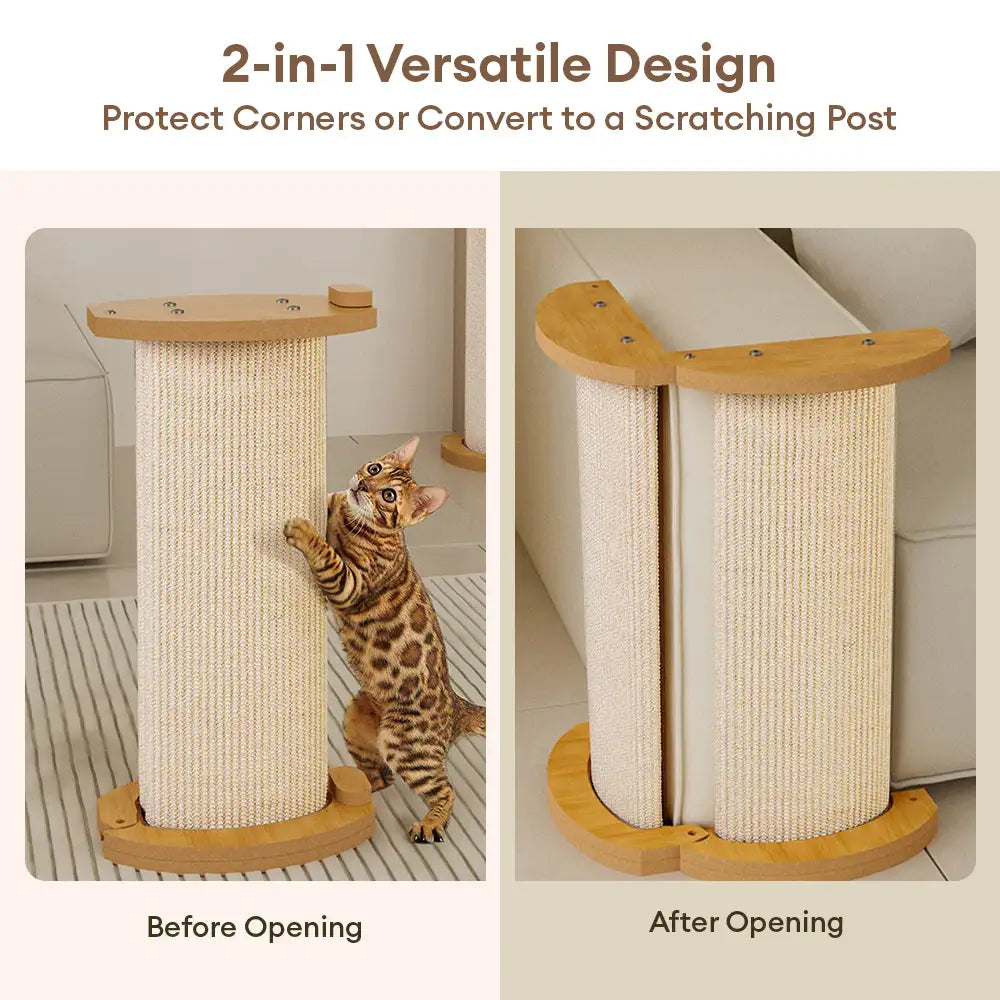 Multifunctional Adaptable Sisal Protective Sofa Cat Scratch Post - Sc... detail view 4 | Petix pet supplies for dogs and cats