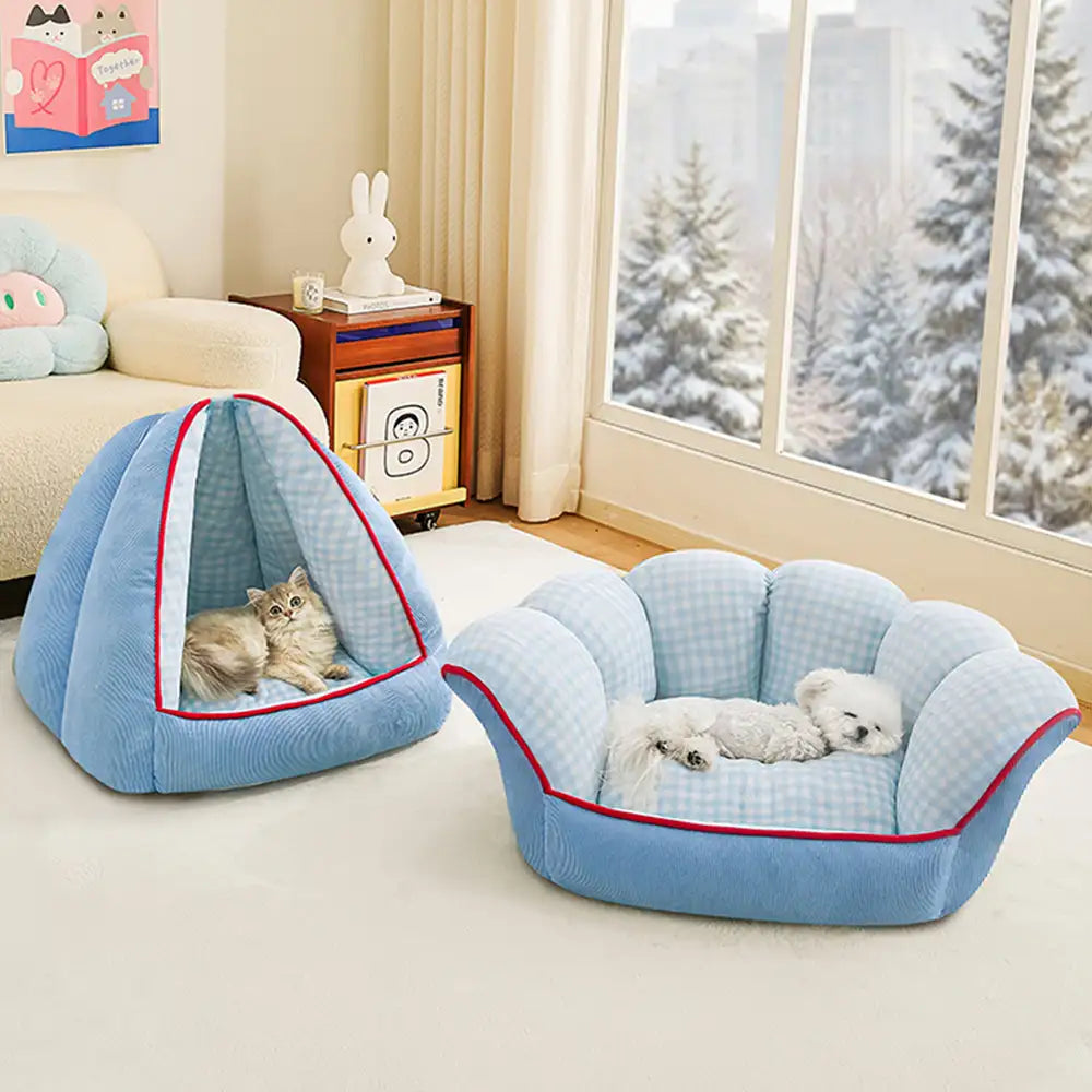 Multifunctional Semi-Enclosed Cave Dog Bed Warming Pet Bed - Dog Beds detail view 15 | Petix pet supplies for dogs and cats