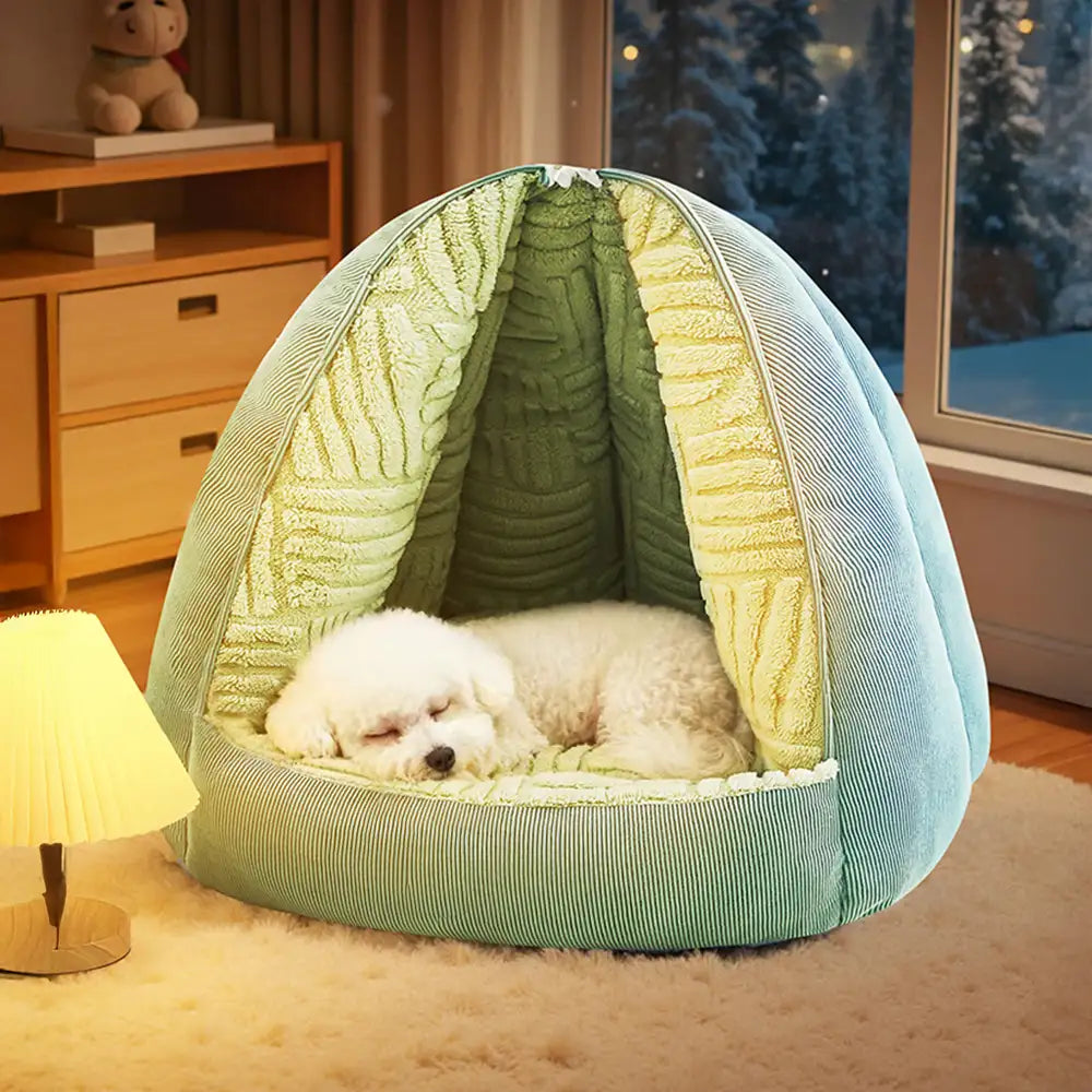 Multifunctional Semi-Enclosed Cave Dog Bed Warming Pet Bed - Dog Beds detail view 12 | Petix pet supplies for dogs and cats