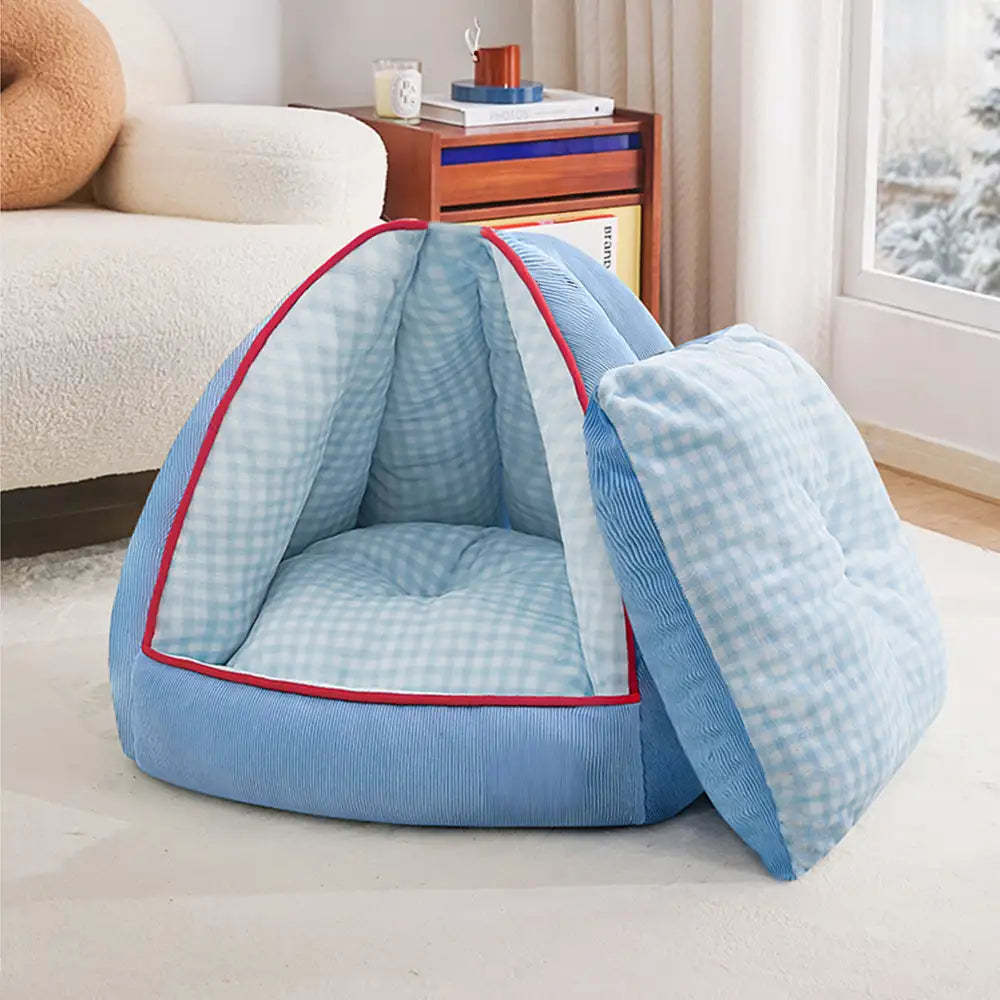 Multifunctional Semi-Enclosed Cave Dog Bed Warming Pet Bed - Dog Beds detail view 6 | Petix pet supplies for dogs and cats