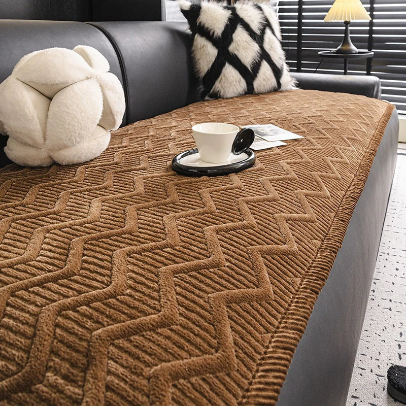 Skin-Friendly Velet Comfortable Dog Mat Non-Slip Couch Cover - Couch... detail view 2 | Petix pet supplies for dogs and cats