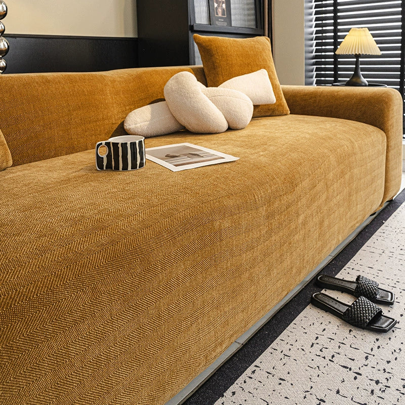 Herringbone Full Coverage Comfortable Scratch-Resistant Sofa Protecti... detail view 3 | Petix pet supplies for dogs and cats