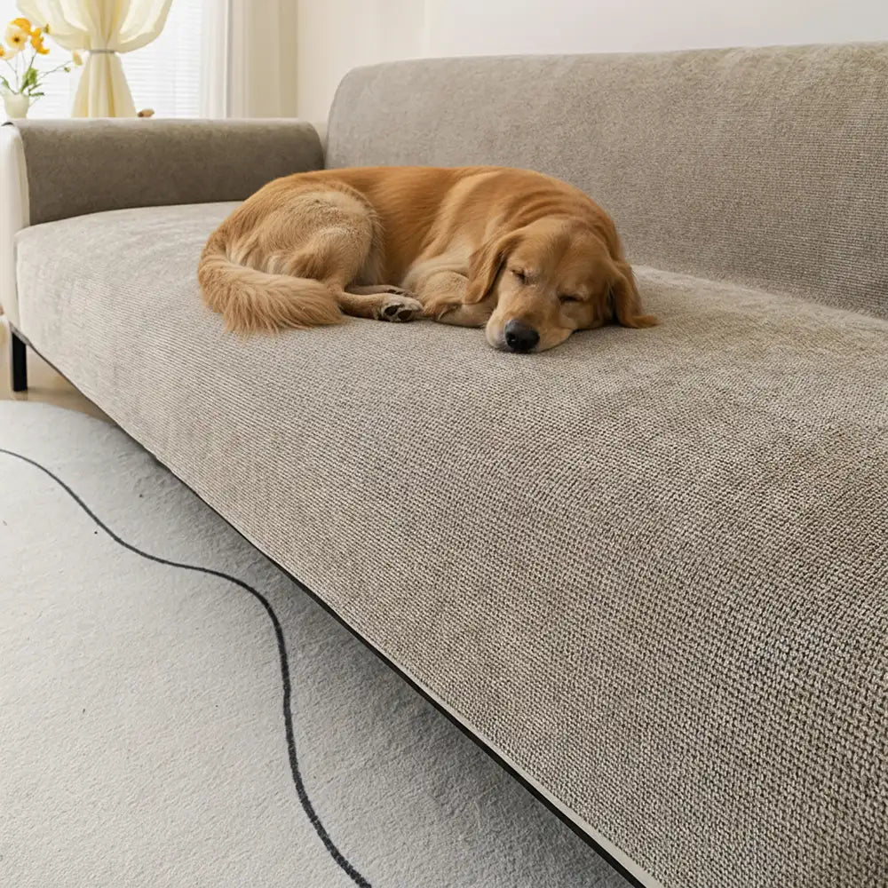 One-Piece Chenille Scratch-Resistant Durable Water-Repel... lifestyle and size view 13 | Petix pet supplies for dogs and cats
